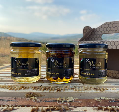 Rakiás méhészet termelői méz rendelés vegyes különleges csomag méz