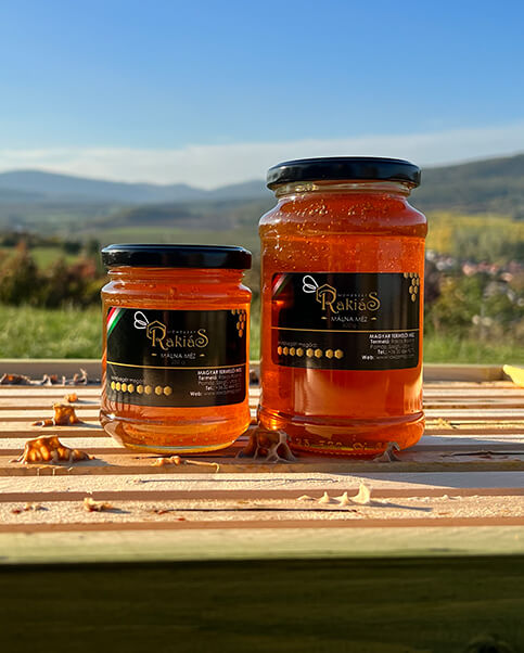 Rakiás méhészet termelői méz rendelés málnaméz, málna méz